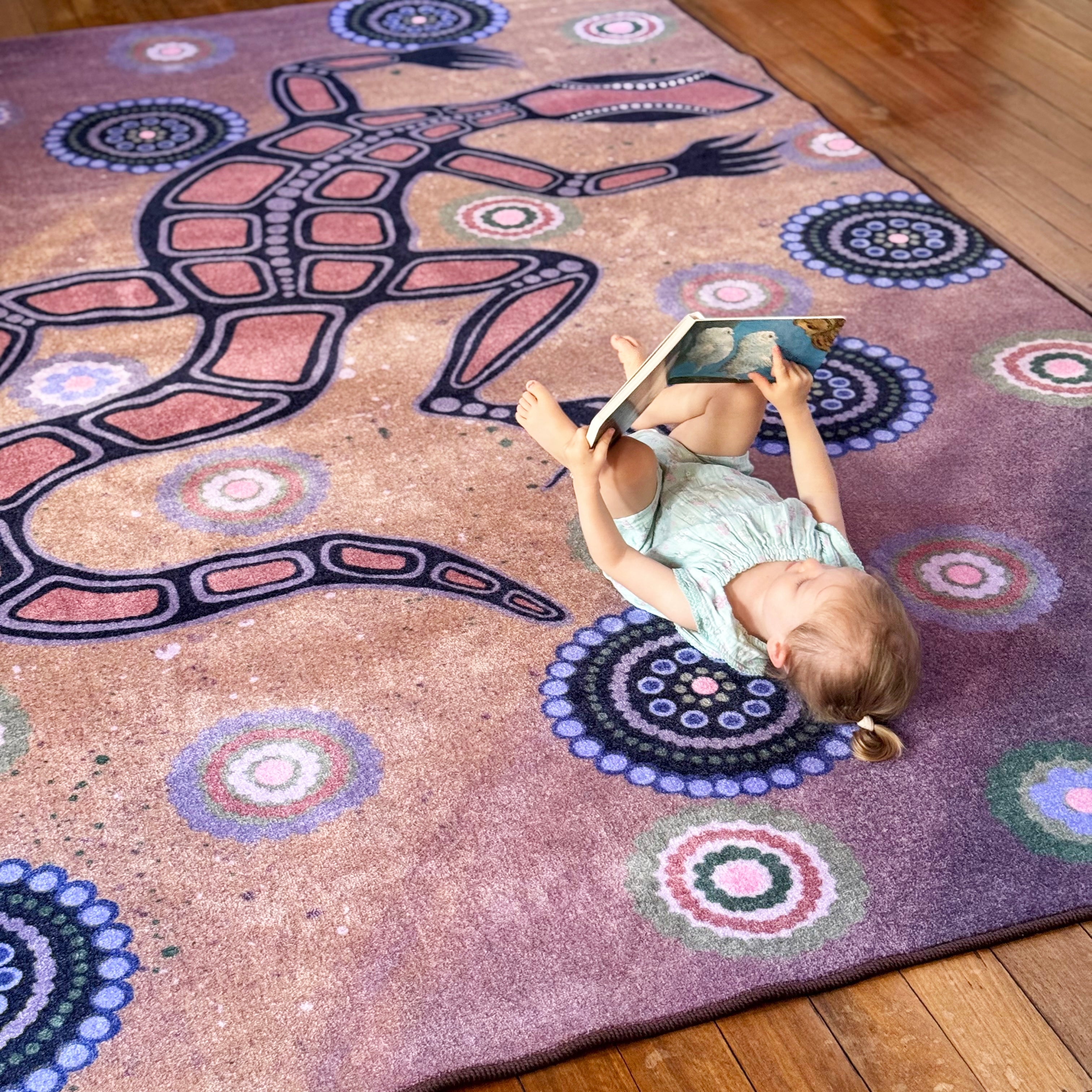 Dirawong the Goanna Rug