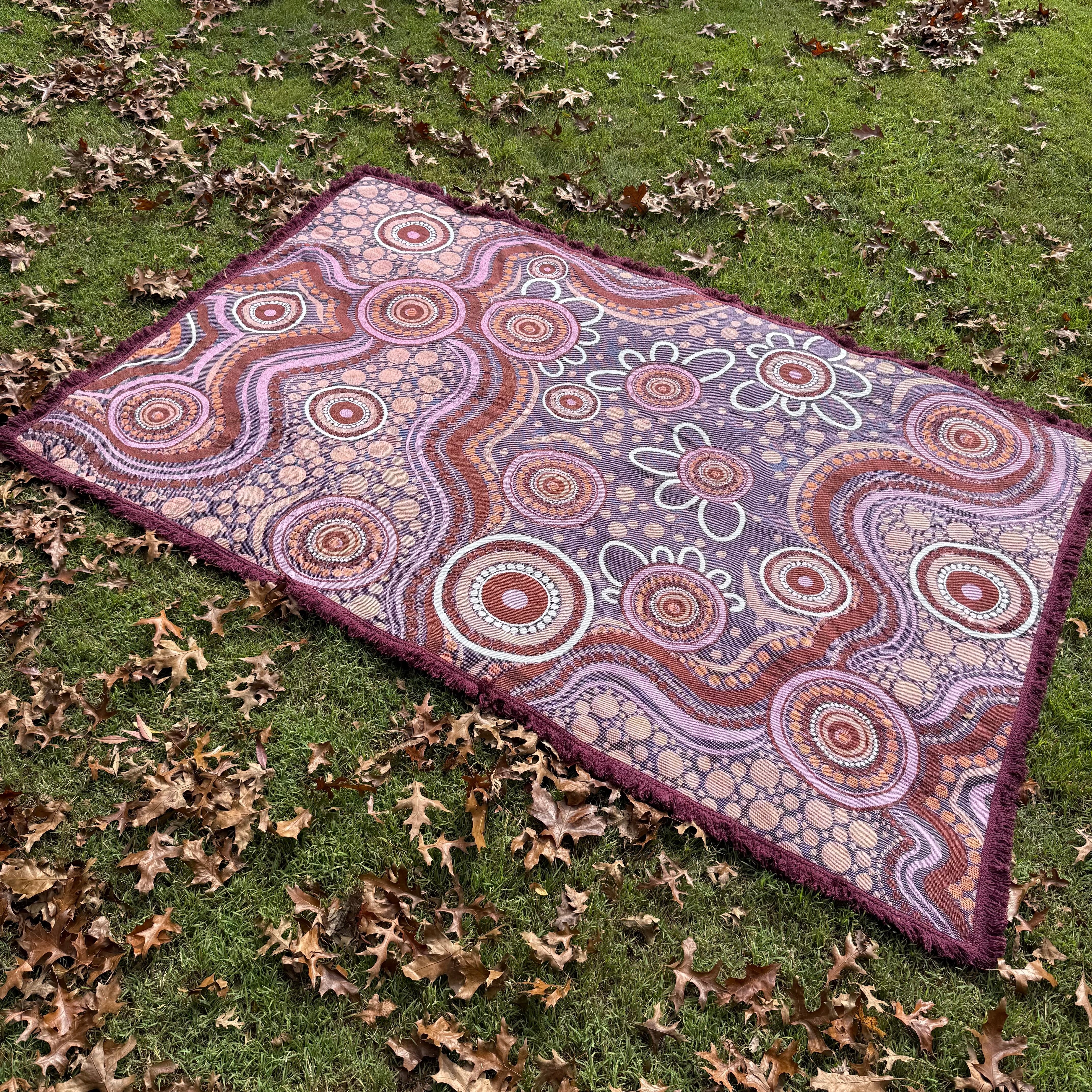 Sand Dreaming Cotton Throw