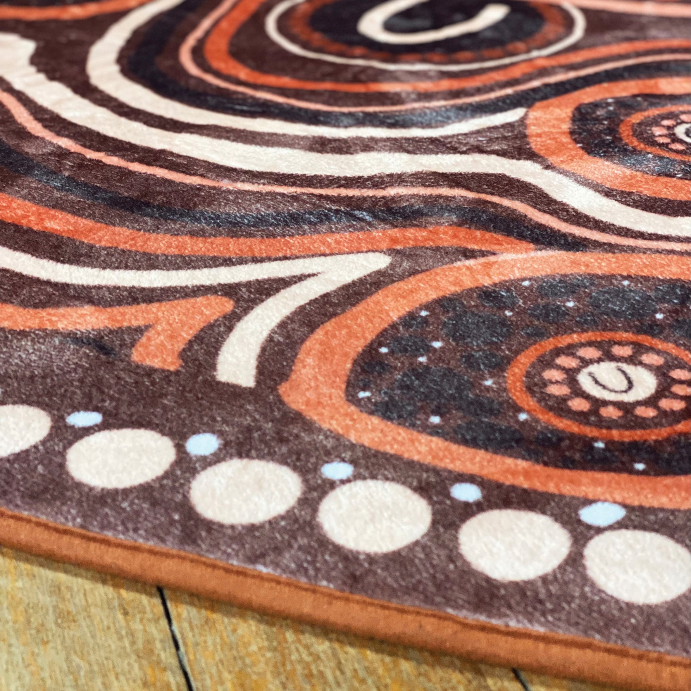 Yarning Circle Indigenous Rug